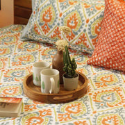 local-kala-ikkat-orange-big-flat-i-fitted-bedsheet-108x108-inches