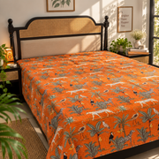 local-kala-jangle-safari-kantha-stitch-bedcover