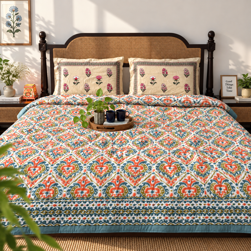 local-kala-orchid-pink-single-bed-double-bed-razai-comforter-copy