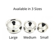 Stainless Steel Pulao Handi with Lid and PVC Knob – Cooking Handi