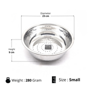 Stainless Steel Rice, Fruits & Vegetables Basin Strainer/Colander – Kitchen Utensil