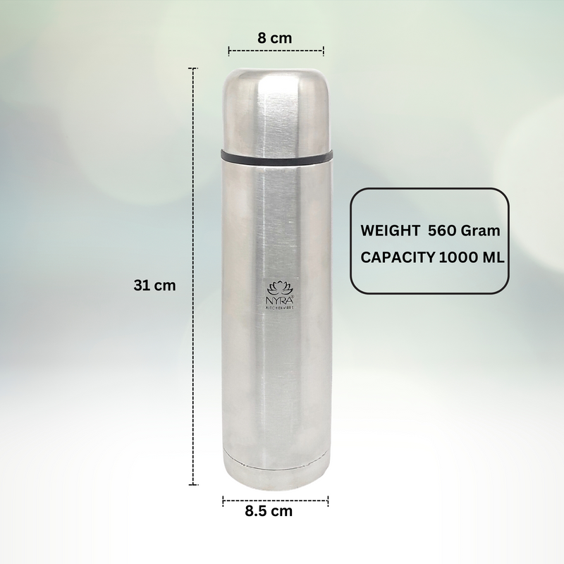 Stainless Steel Insulated Water Bottle with Flip/Push Button – Water Bottle