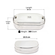 Stainless Steel Locking Clips Lunch Box – Storage Container