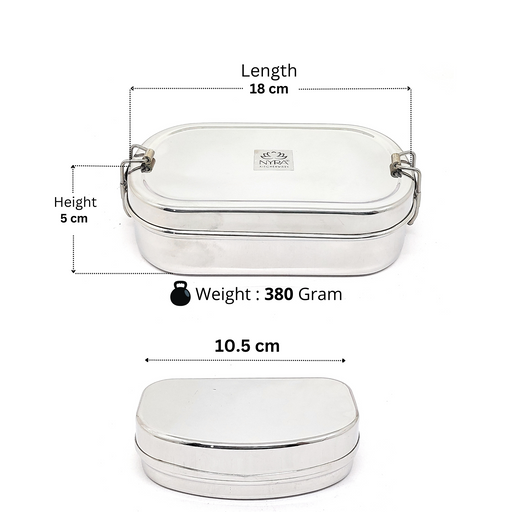 Stainless Steel Locking Clips Lunch Box – Storage Container