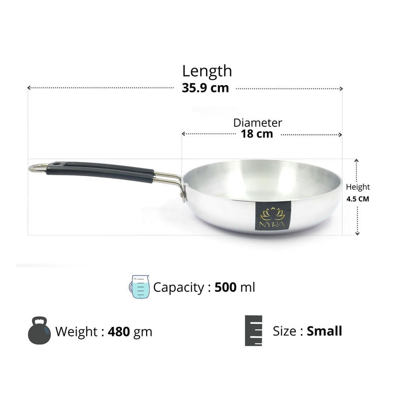 Aluminum Induction Fry Pan with Stainless-steel lid 