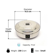 Stainless Steel Chapati Box – Chapati Storage Box