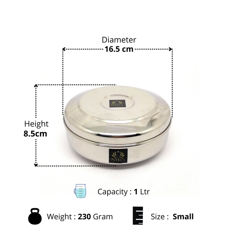 Stainless Steel Chapati Box – Chapati Storage Box