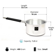 Aluminum Multipurpose Sauce Pan with Strong PVC Handle – Kitchenware
