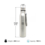 Stainless Steel Single-Walled Water Bottle with a String – Water Bottle