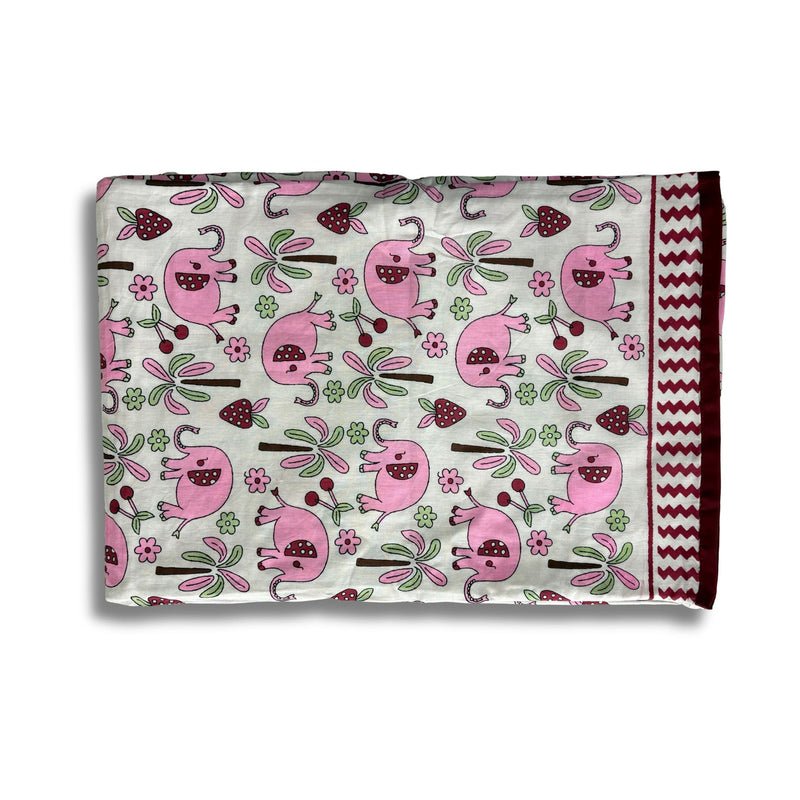 local-kala-single-bed-dohar-pink-elephant