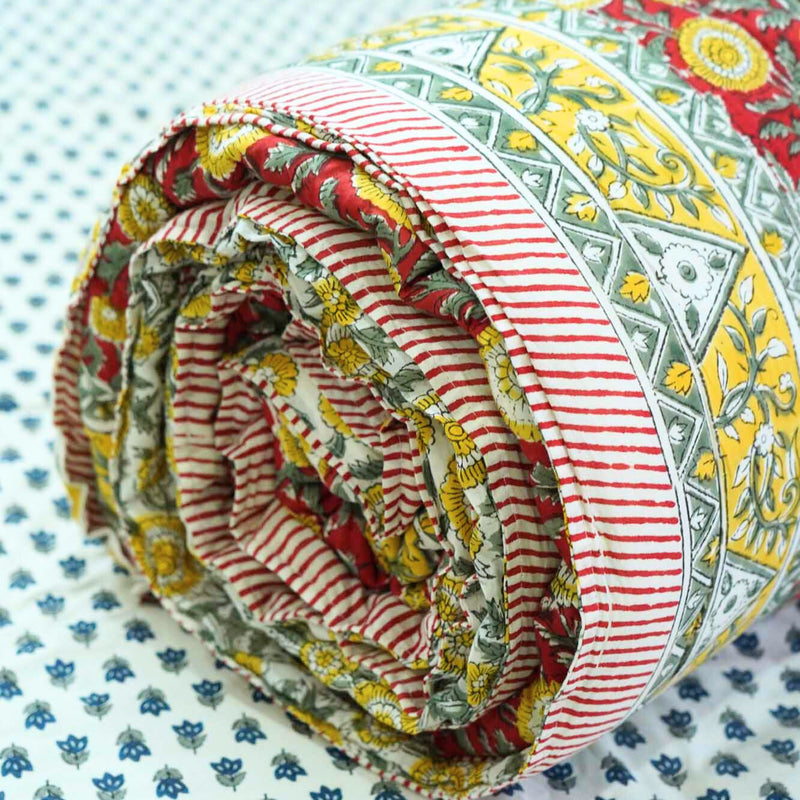 local-kala-amaltas-single-bed-razai-comforter