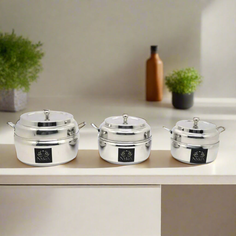 Stainless Steel Ghee Pot & Oil Container – Storage Container