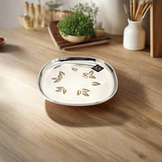 Elegant Stainless Steel Quarter Plates Set– Kitchen Utensil