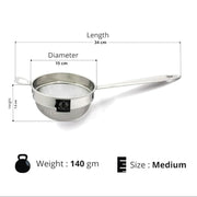 Stainless Steel Liquid Filter/Strainer – Kitchen Utensil