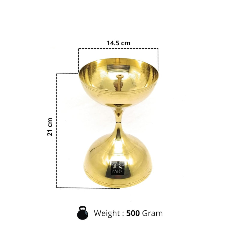 Pure Brass/Peetal Akhand Jyoti Diya – Kitchen Utensil