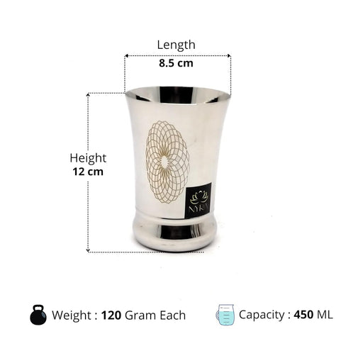 Stainless Steel Heavy Gauge Glass/Tumbler with Permanent Laser Design – Drinking Tumbler