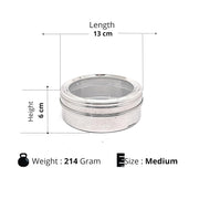 NYRA® Stainless Steel Sweet Box  – Storage Container