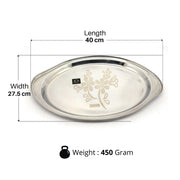 Stainless Steel Mango Shaped Serving Tray/Salver – Serving Tray
