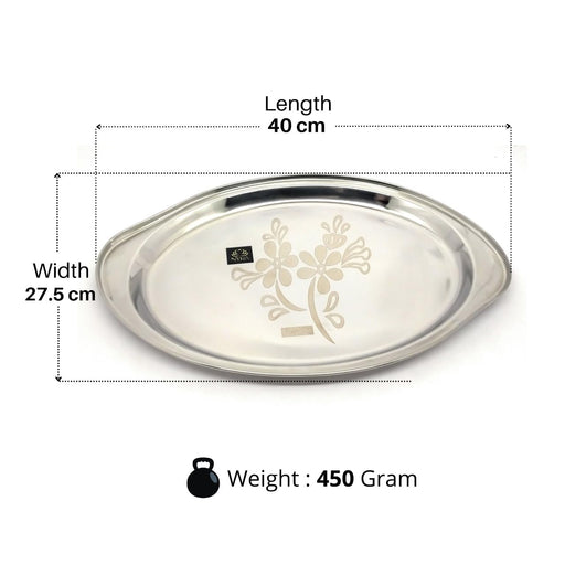 Stainless Steel Mango Shaped Serving Tray/Salver – Serving Tray