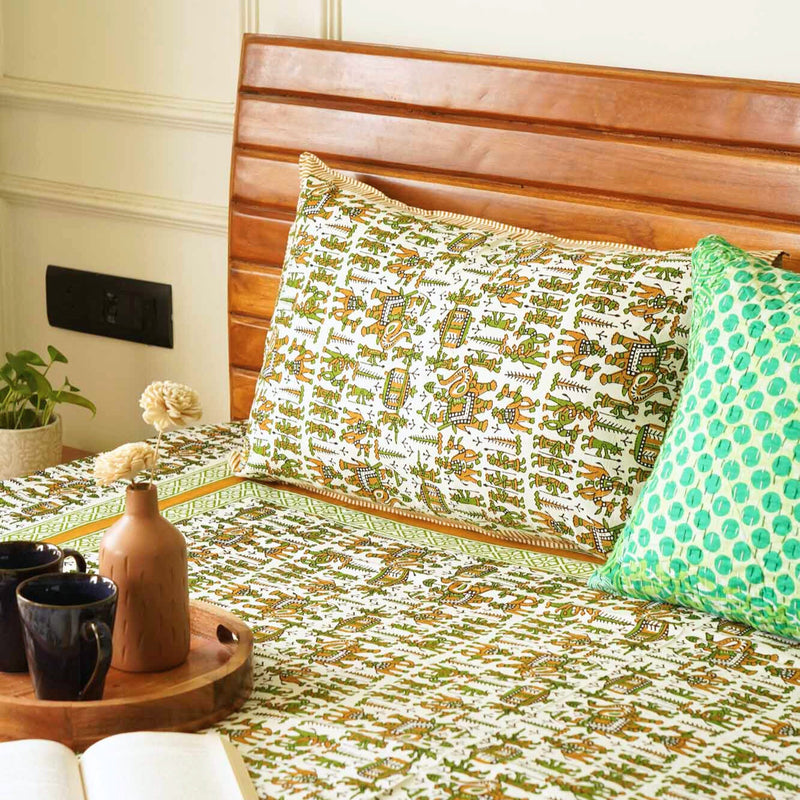 local-kala-jaipur-og-yellow-flat-i-fitted-bedsheet-90x108-inches