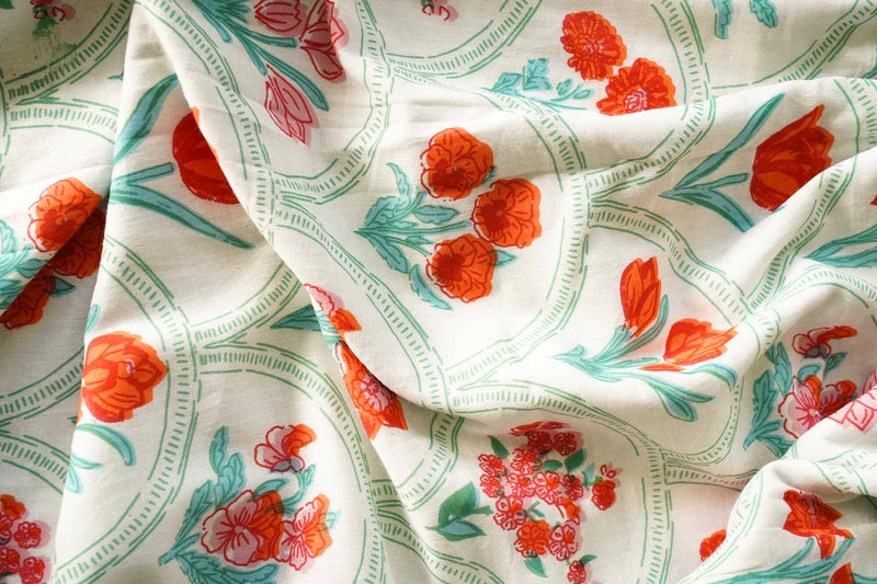 local-kala-double-bed-reversible-mul-dohar-ambarsariya-red
