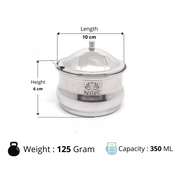Stainless Steel Ghee Pot With Spoon – Cooking Spoon
