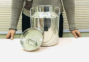 Premium Stainless Steel Milk & Oil Container with Lid  – Storage Container