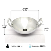 Aluminium Mini Kadhai/Wok – Cooking Wok