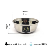 Stainless Steel Mini Katori/Bowl – Stainless Steel Katori Bowl