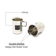 Stainless Steel Double-Walled Tea/Coffee Mug Set – Kitchen Utensil