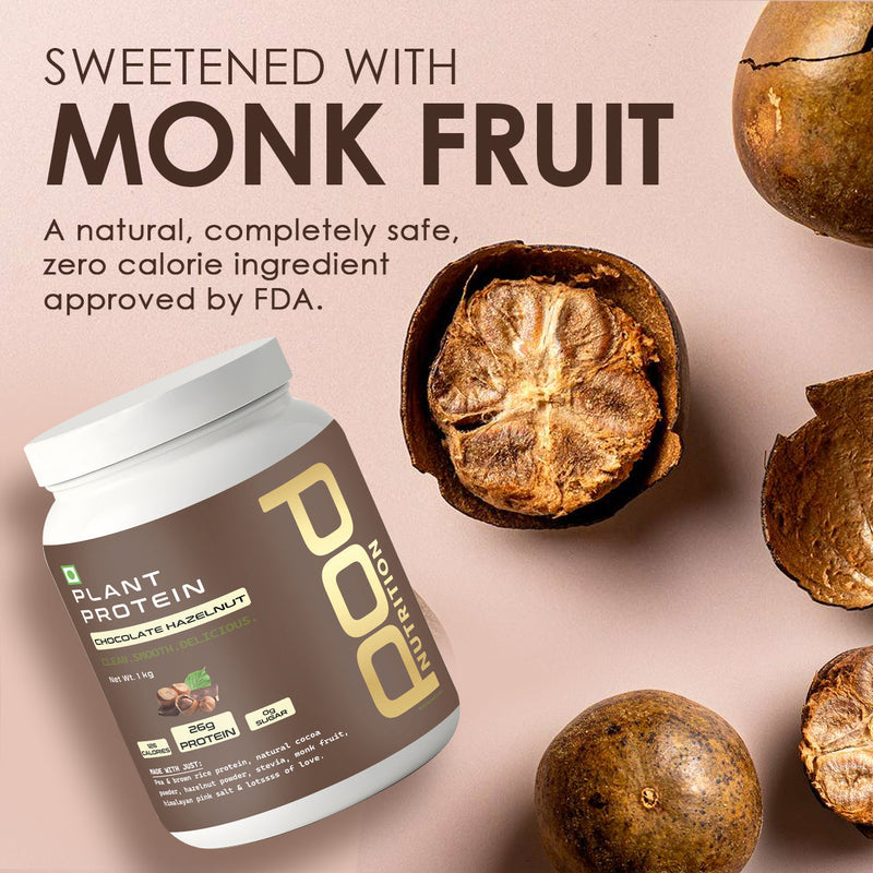 Pod Nutrition Chocolate Hazelnut Plant Nutrition Powder
