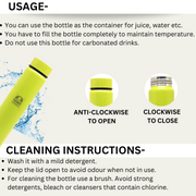 Stainless Steel Single Wall Pocket Water Bottle – Water Bottle