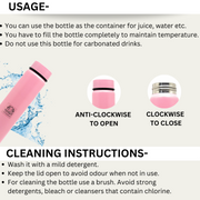 Stainless Steel Single Wall Pocket Water Bottle  – Water Bottle