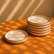 ceramic-kitchen-crema-flat-plate-plain-8-10-inch