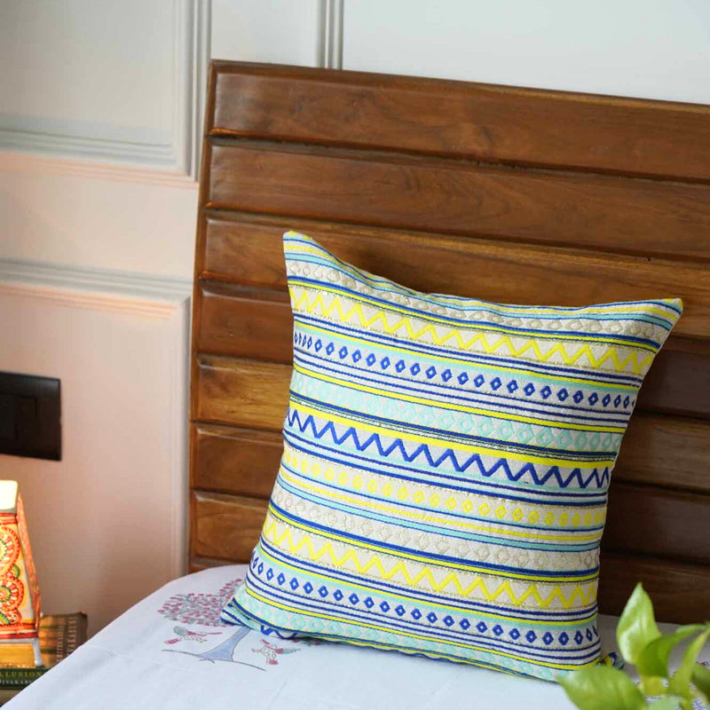 local-kala-mojito-jacquard-cushion-cover