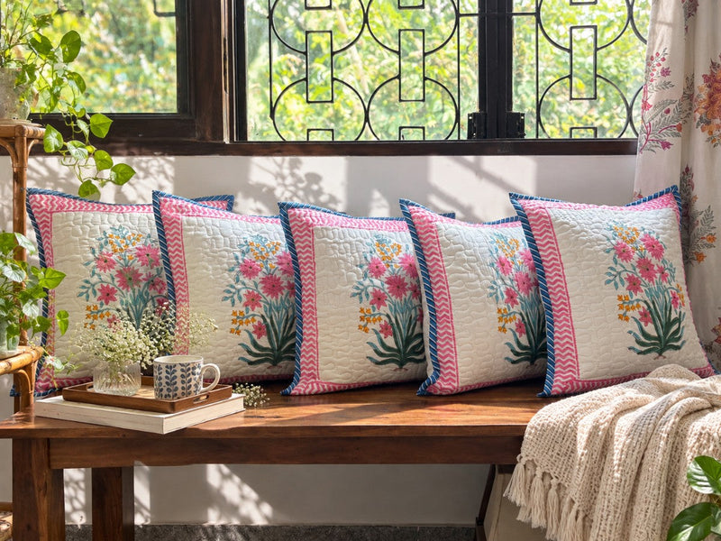 local-kala-cushion-cover-set-of-5-quilted-handblock-cushion-cover