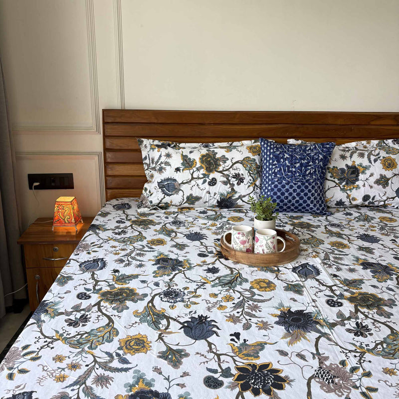 local-kala-anokhi-prints-white-flat-i-fitted-bedsheet-108x108-inches
