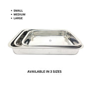 Stainless Steel Storing & Serving Tray – Serving Tray