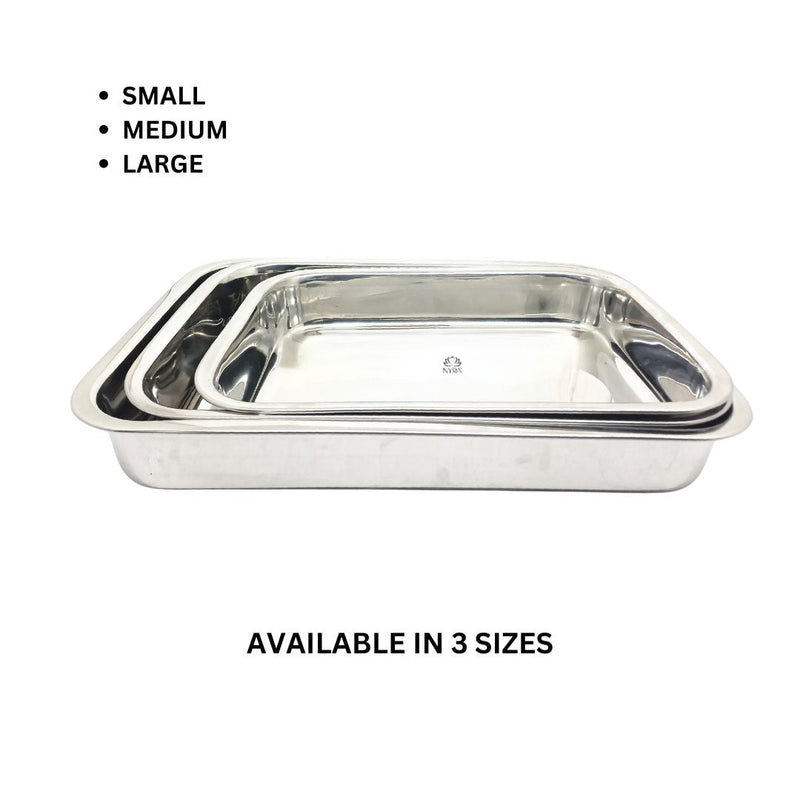 Stainless Steel Storing & Serving Tray – Serving Tray