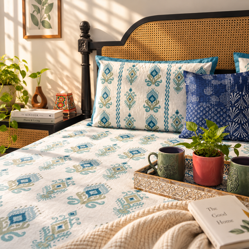 local-kala-aashiyana-blue-flat-i-fitted-bedsheet-108x108-inches