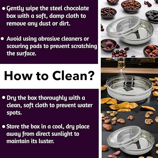 Stainless Steel Storage-Box with See Through Lid – Storage Container