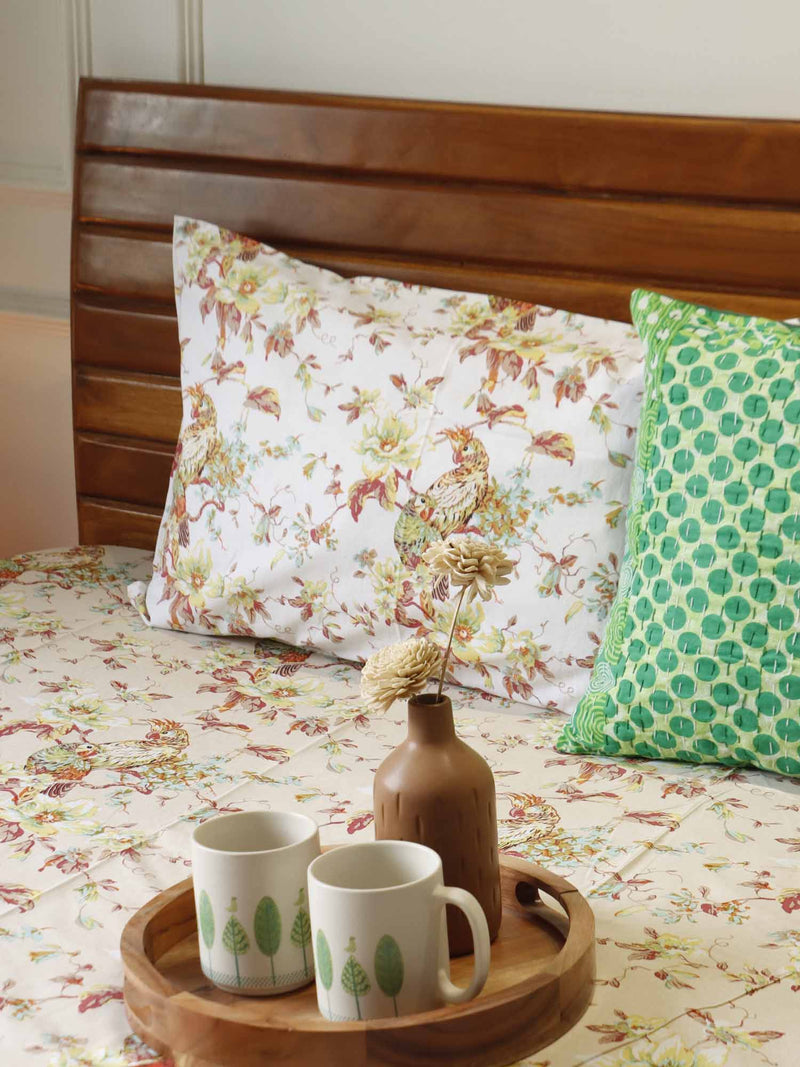 local-kala-half-and-half-peach-flat-i-fitted-bedsheet-108x108-inches