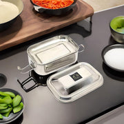 Stainless Steel Lunch Box with Locking Clip – Storage Container