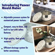 Stainless Steel Glossy-Finish Round Cheese/Paneer Maker – Kitchen Utensil