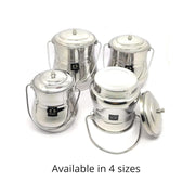 Stainless Steel Milk Pot/Container with lid – Storage Container