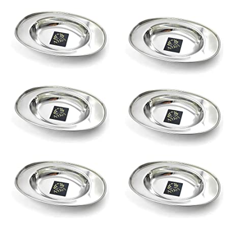 Stainless Steel Serving Plate Set – Kitchen Utensil