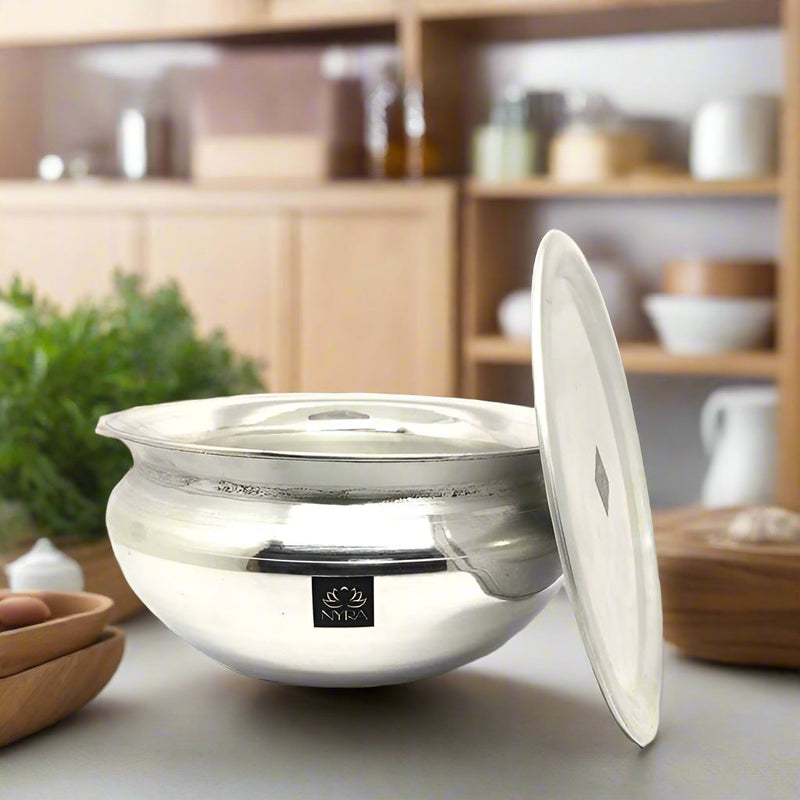 Aluminum Handi with Lid – Cooking Handi