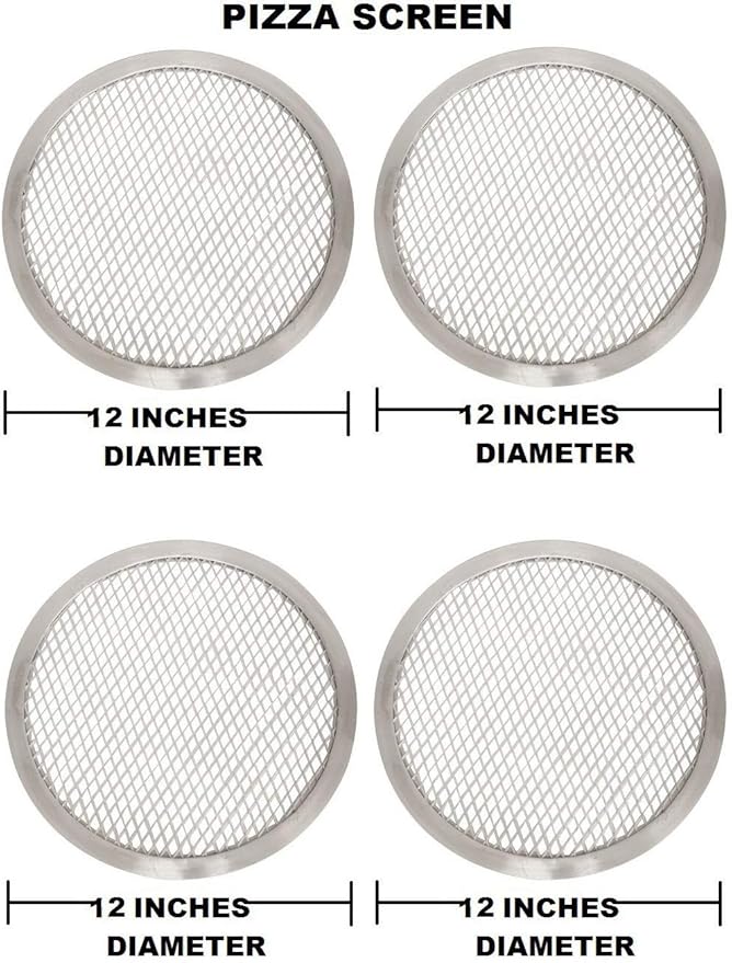 Pizza Screens: Aluminium (4-Pack) – Kitchenware
