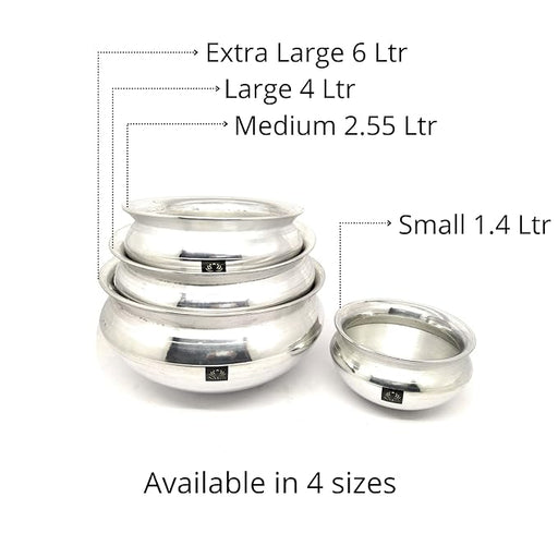 Aluminum Handi with Lid – Cooking Handi