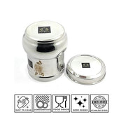Stainless-Steel Belly Shaped Deep Storage Box Containers Dibba